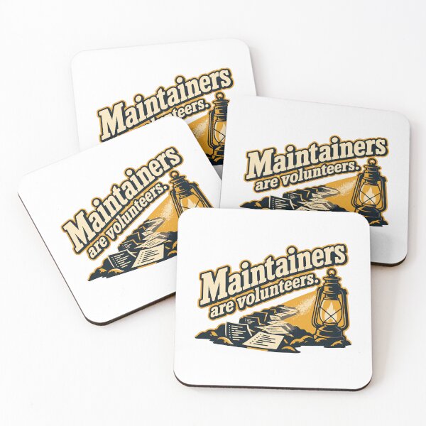 Item preview, Maintainers Are Volunteers Lantern Design designed and sold by ThreadQuirk.