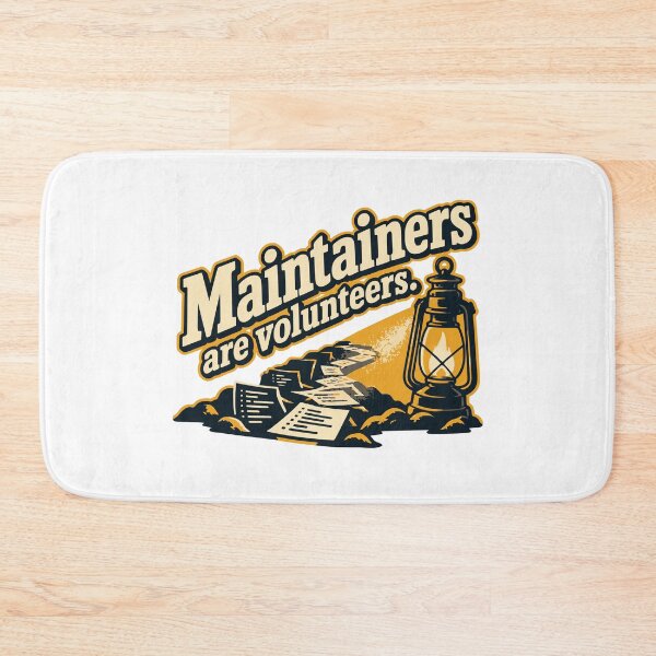 Item preview, Maintainers Are Volunteers Lantern Design designed and sold by ThreadQuirk.
