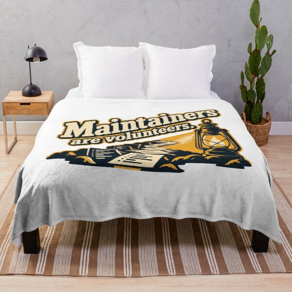 Item preview, Maintainers Are Volunteers Lantern Design designed and sold by ThreadQuirk.