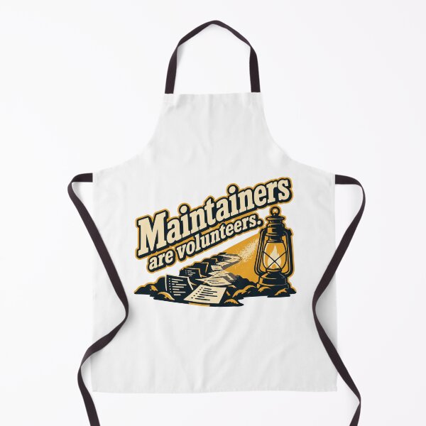 Item preview, Maintainers Are Volunteers Lantern Design designed and sold by ThreadQuirk.