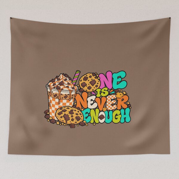 Item preview, One Is Never Enough – Iced Coffee & Cookie designed and sold by Aimetoi.