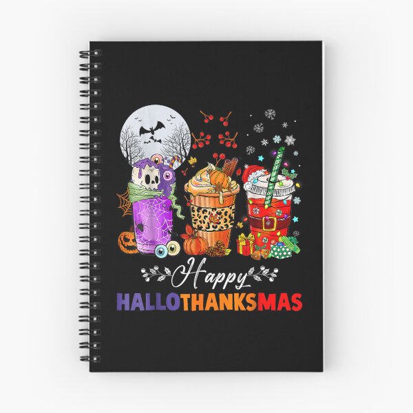 Item preview, Happy Hallothanksmas Wine Halloween Thanksgiving Christmas designed and sold by Altenpendinton.