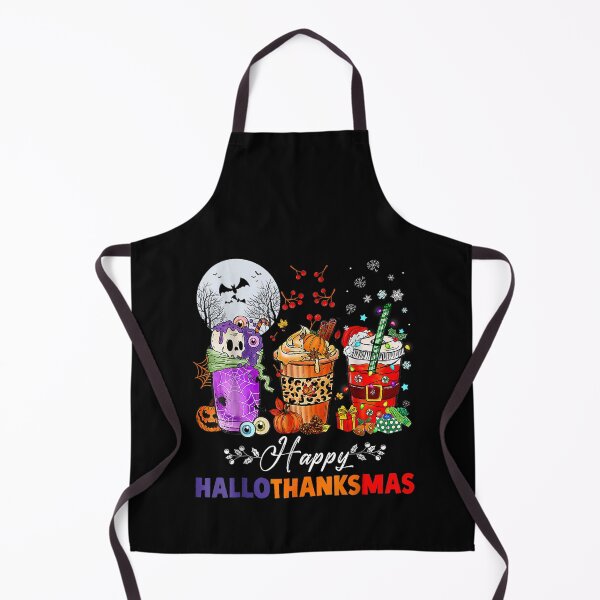 Item preview, Happy Hallothanksmas Wine Halloween Thanksgiving Christmas designed and sold by Altenpendinton.