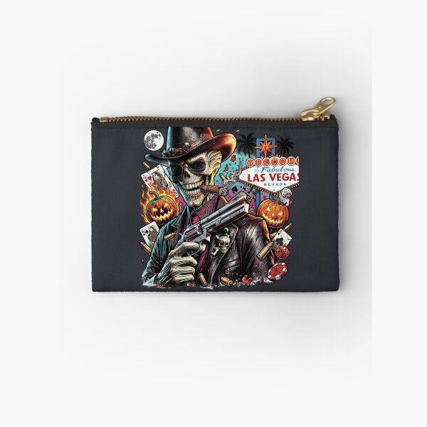 Item preview, Mafia Skeleton Cowboy Cigar Pumpkin Halloween designed and sold by Voodoo Store Paranormal Collections.