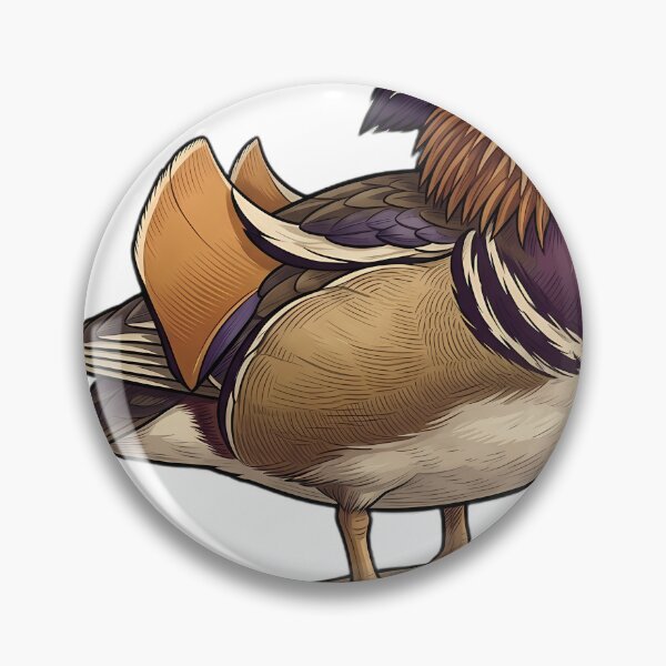 Item preview, Vintage Naturalist Mandarin Drake — Antique Duck Plate designed and sold by Catch333.