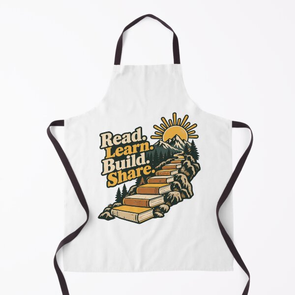 Item preview, Read Learn Build Share Mountain Trail designed and sold by ThreadQuirk.