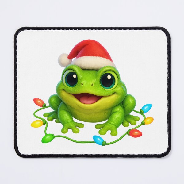 Item preview, Merry Green Tree Frog Christmas designed and sold by Sillytoe.