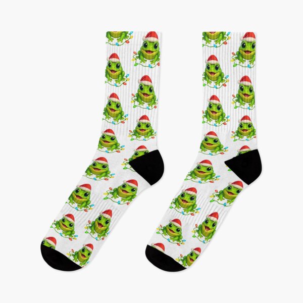 Item preview, Merry Green Tree Frog Christmas designed and sold by Sillytoe.