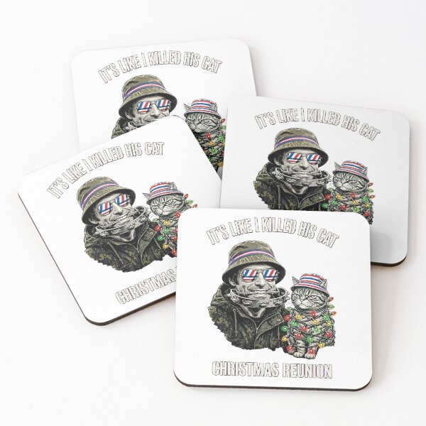 Item preview, Its Like I Killed His Cat Funny Britpop Christmas Cat Lights designed and sold by inkfluenceart.