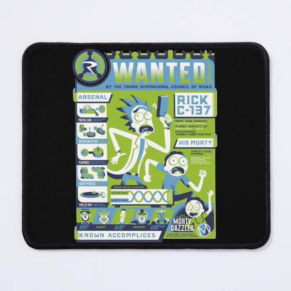 Item preview, Retro Wanted Poster Cartoon Scientist designed and sold by WATEKE.
