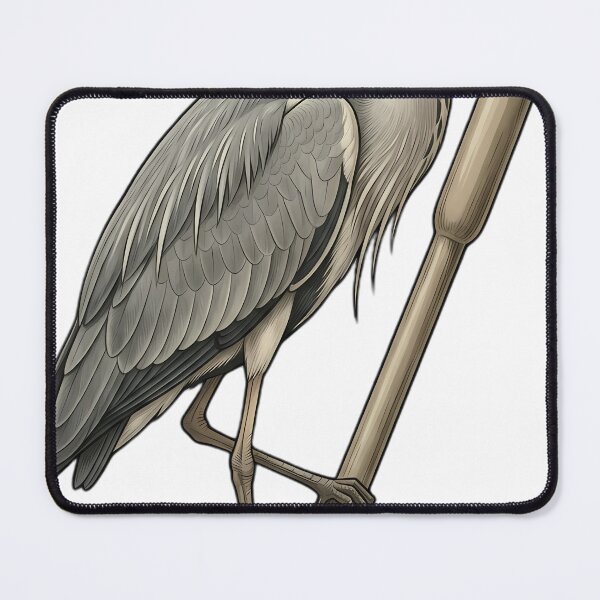 Aperçu de l'œuvre Vintage Naturalist Grey Heron — Antique Wading Bird Plate créée et vendue par Catch333.