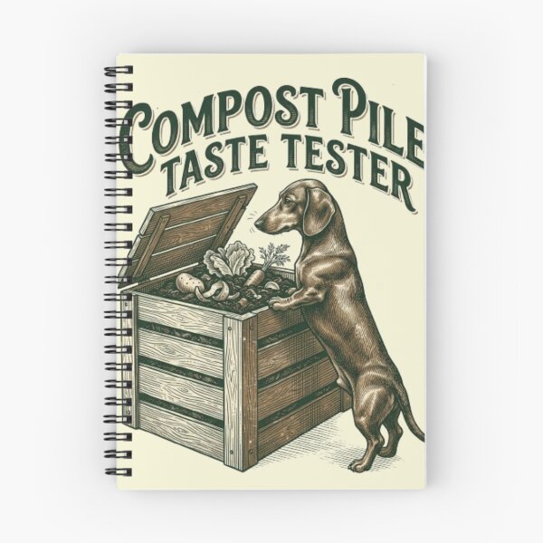 Item preview, Compost Pile Taste Tester Funny Gross Dog Dachshund Humor designed and sold by FurRealStudioCo.
