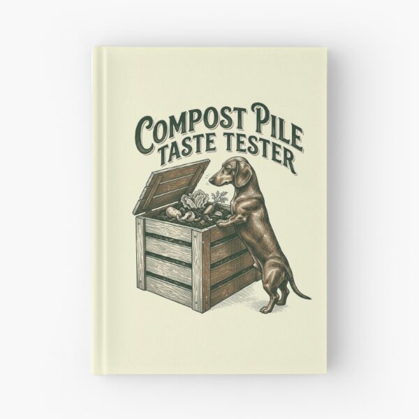 Item preview, Compost Pile Taste Tester Funny Gross Dog Dachshund Humor designed and sold by FurRealStudioCo.
