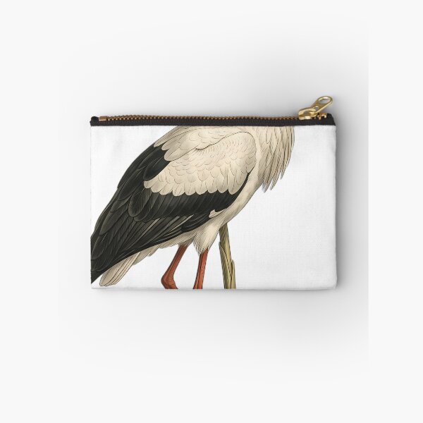 Item preview, Vintage Naturalist White Stork — Antique Bird Plate designed and sold by Catch333.