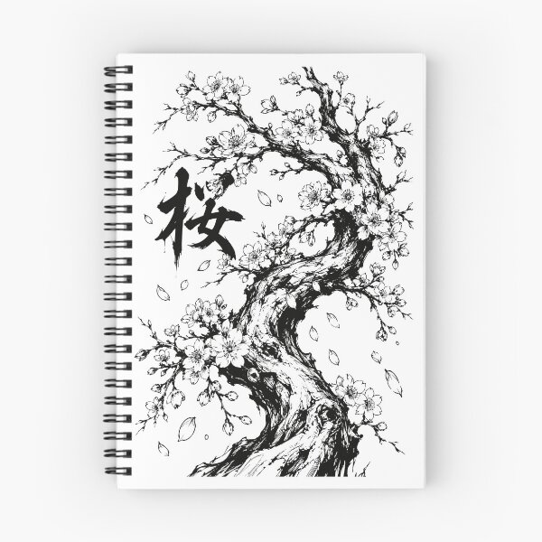 Item preview, Gnarled Sakura Tree in Ink designed and sold by bapupa.