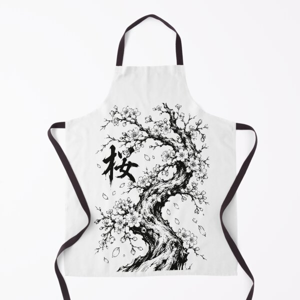 Item preview, Gnarled Sakura Tree in Ink designed and sold by bapupa.