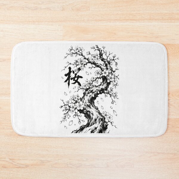 Item preview, Gnarled Sakura Tree in Ink designed and sold by bapupa.