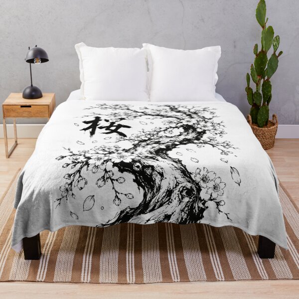 Item preview, Gnarled Sakura Tree in Ink designed and sold by bapupa.
