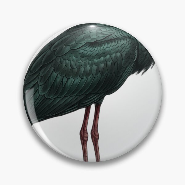 Item preview, Vintage Naturalist Black Stork — Antique Wading Bird Art designed and sold by Catch333.