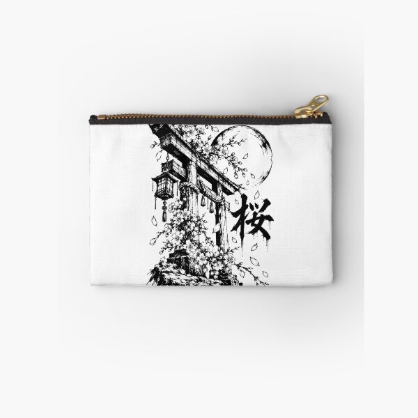 Item preview, Ink Torii Under the Sakura Moon designed and sold by bapupa.