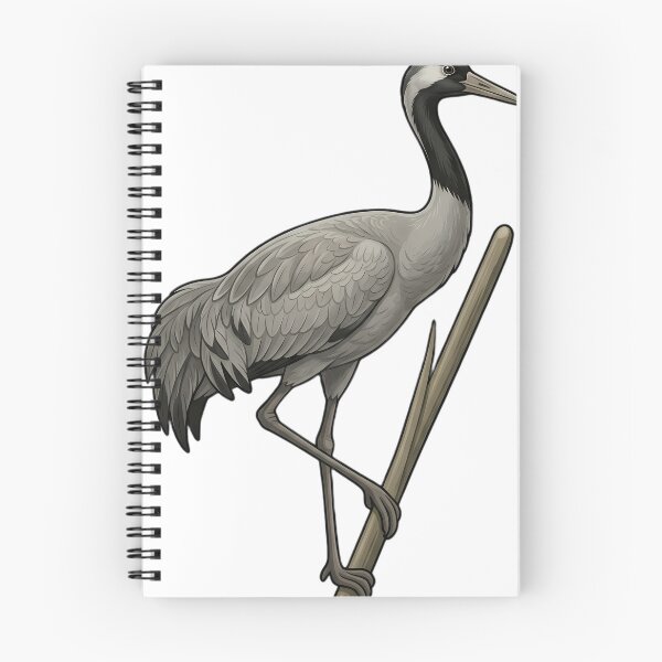 Item preview, Vintage Naturalist Common Crane — Antique Bird Plate designed and sold by Catch333.