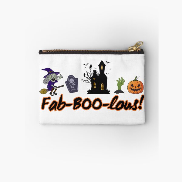 Item preview, Fab-BOO-lous Funny Halloween Witch & Haunted House Graphic designed and sold by Shakira & Sahir Press Alliance.