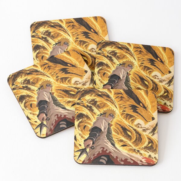 Item preview, Minato | Golden Spirit Fox Warrior – Epic Amber Energy and Dark Fantasy Art designed and sold by Dyan4.