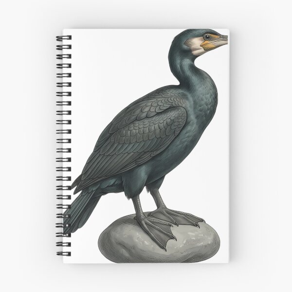 Item preview, Vintage Naturalist Great Cormorant — Antique Bird Art designed and sold by Catch333.