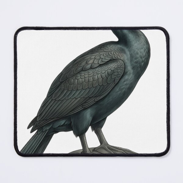 Item preview, Vintage Naturalist Great Cormorant — Antique Bird Art designed and sold by Catch333.