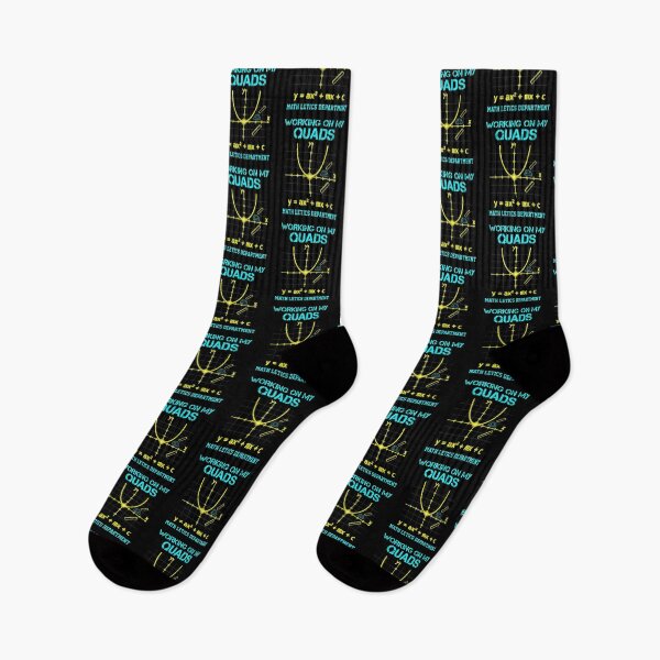 Item preview, Working On My Quads Math Pun   designed and sold by RAlexandrart.