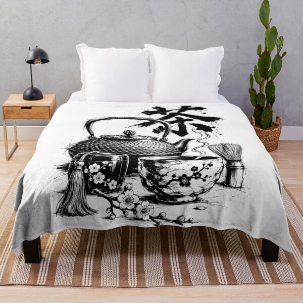 Item preview, Japanese Sumi-E Tea Ceremony Still Life designed and sold by bapupa.