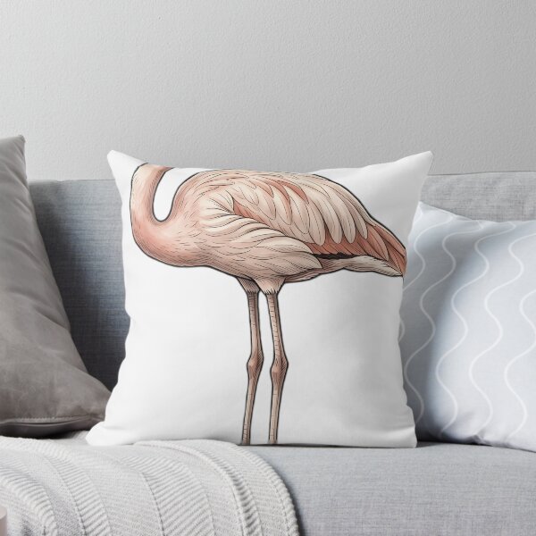 Aperçu de l'œuvre Vintage Naturalist Greater Flamingo — Antique Bird Plate créée et vendue par Catch333.