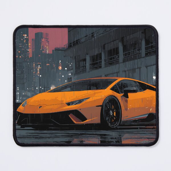 Item preview, Lamborghini Huracan Performante Garage Wall Art designed and sold by AutoPopStudio.