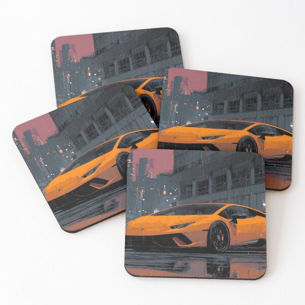 Item preview, Lamborghini Huracan Performante Garage Wall Art designed and sold by AutoPopStudio.