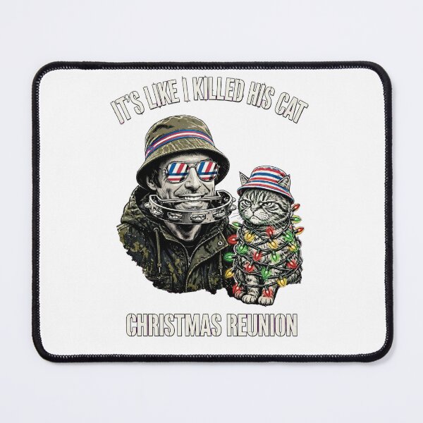 Item preview, Its Like I Killed His Cat Funny Britpop Christmas Cat Lights designed and sold by inkfluenceart.