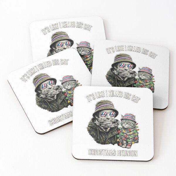Item preview, Its Like I Killed His Cat Funny Britpop Christmas Cat Lights designed and sold by inkfluenceart.