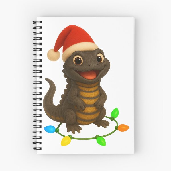 Item preview, Festive Iberian Ribbed Newt Christmas designed and sold by Sillytoe.