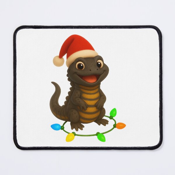 Item preview, Festive Iberian Ribbed Newt Christmas designed and sold by Sillytoe.
