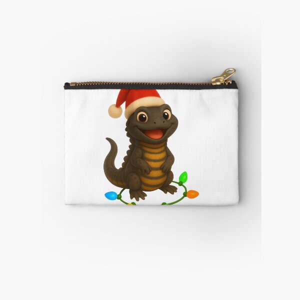 Item preview, Festive Iberian Ribbed Newt Christmas designed and sold by Sillytoe.