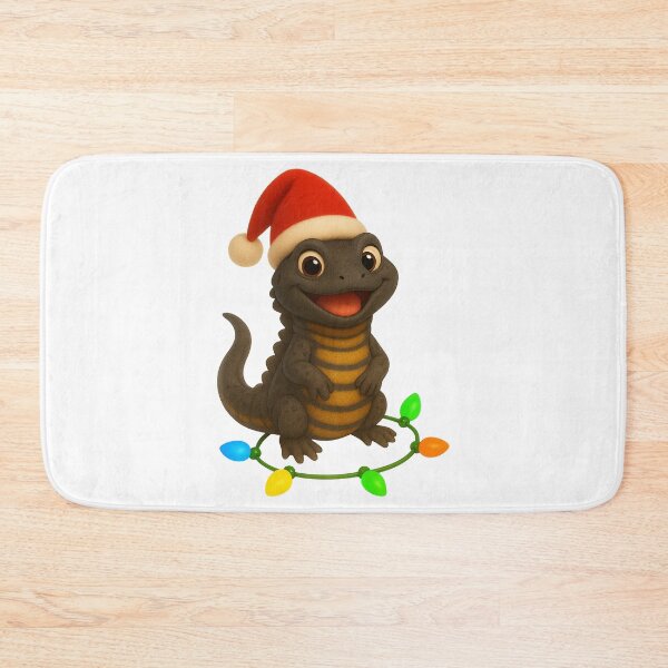 Item preview, Festive Iberian Ribbed Newt Christmas designed and sold by Sillytoe.