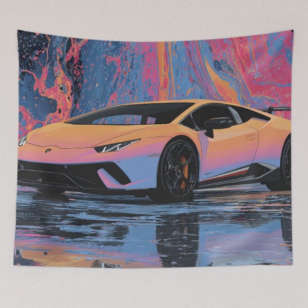 Item preview, Lamborghini Huracan Performante Automotive Gift Art designed and sold by AutoPopStudio.