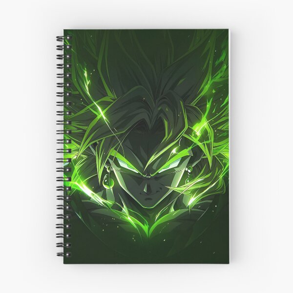 Item preview, Broly | Emerald Power Warrior – Glowing Green Aura Dark Anime Fantasy Art designed and sold by Dyan4.