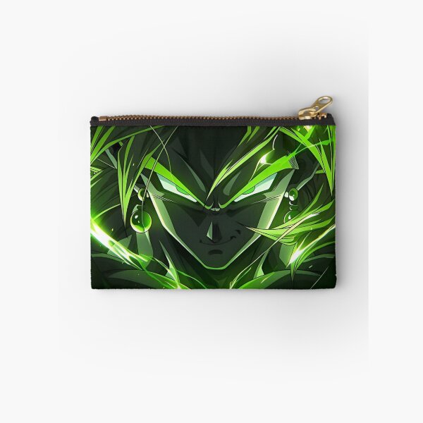 Item preview, Broly | Emerald Power Warrior – Glowing Green Aura Dark Anime Fantasy Art designed and sold by Dyan4.