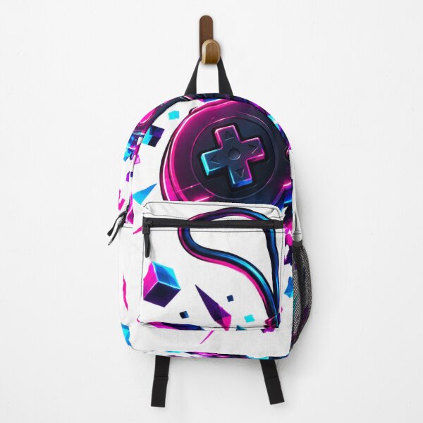 Item preview, Retro Neon Gaming Controller – Synthwave Arcade Pixel Art designed and sold by GrafikShopCo.