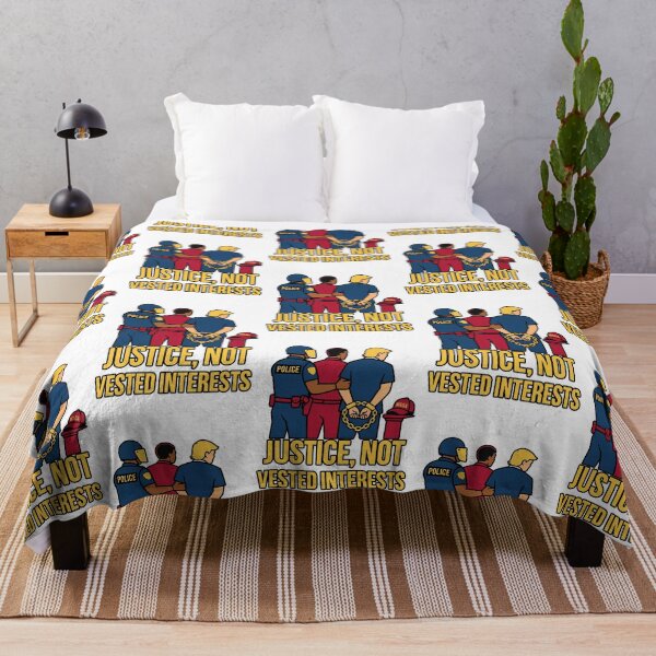 Item preview, Justice Not Vested Interests Political Satire Equal Law Pro Democracy designed and sold by EdenChampl.