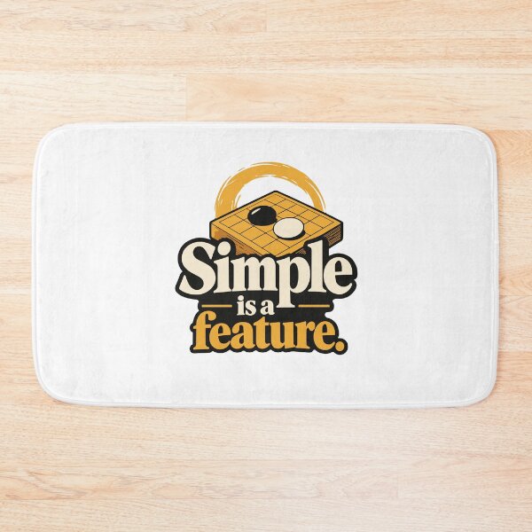 Item preview, Simple Is a Feature Go Board Design designed and sold by ThreadQuirk.