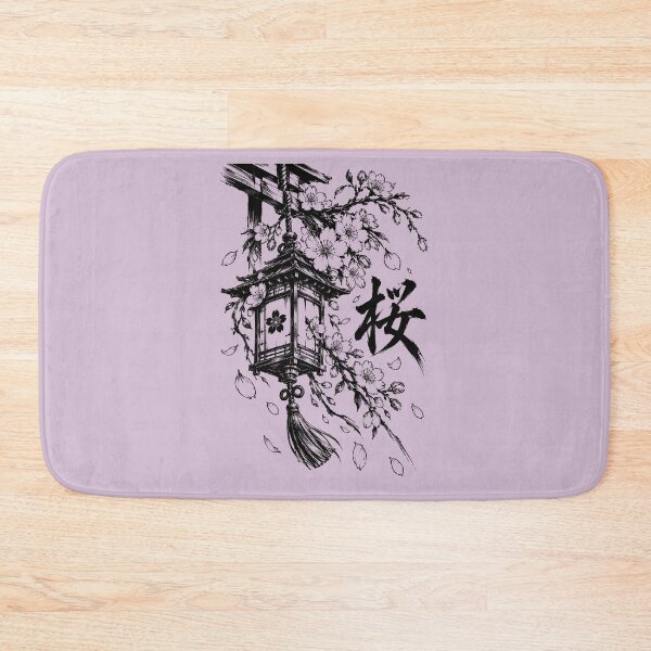 Item preview, Ink Lantern and Sakura Blossoms designed and sold by bapupa.