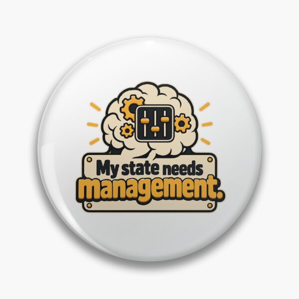 Item preview, My State Needs Management Humor Graphic designed and sold by ThreadQuirk.