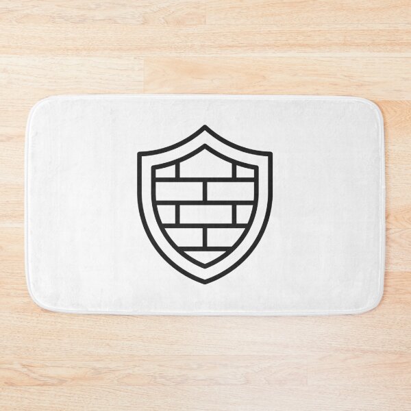 Artikelvorschau, Firewall Shield Line Icon entworfen und verkauft von VectorForge Studio.