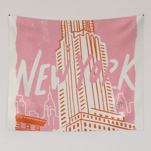 Item preview, Skyline Dreams in Pink Haze designed and sold by Venon28.
